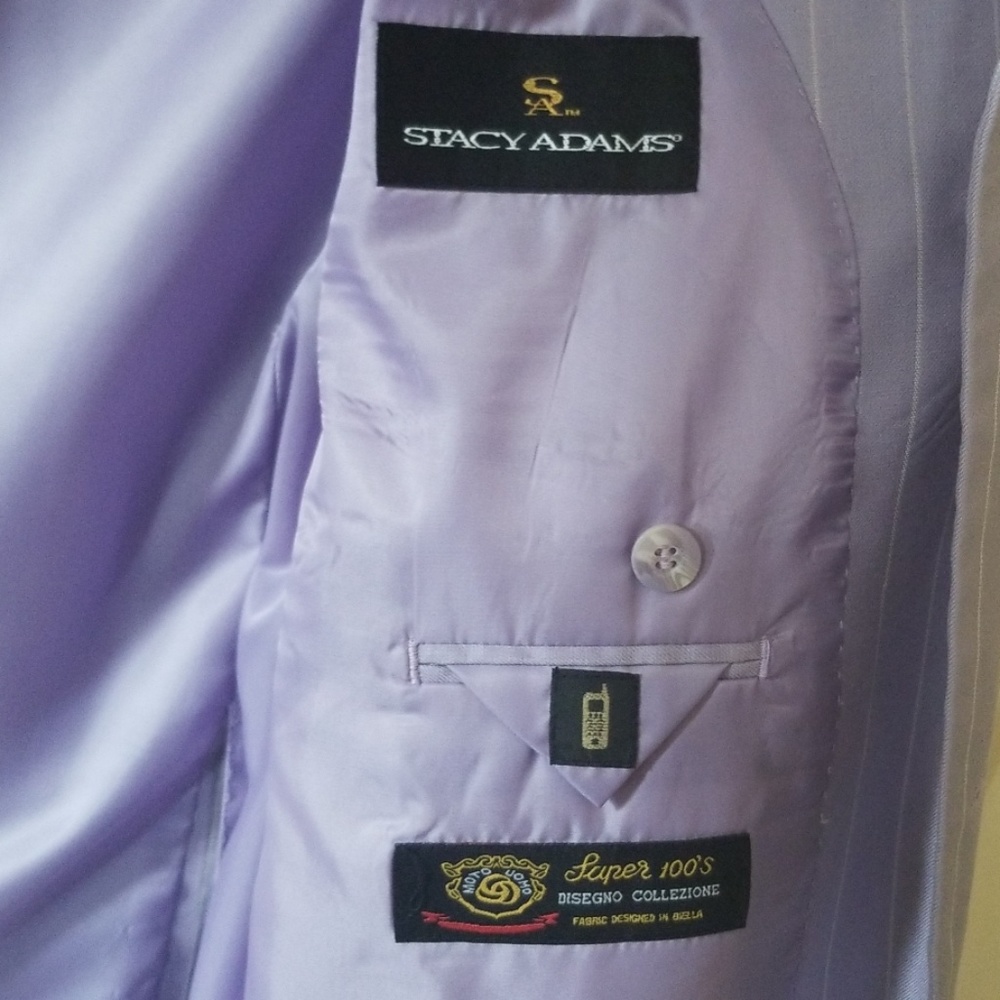 SOLD SOLD Stacy Adams 3-piece Super100's- - Picture 3 of 8